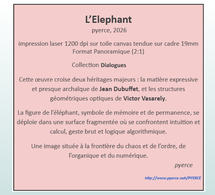 Cartel de L'Eléphant